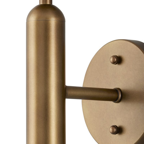 Currey And Company Barbican Single Light Brass Wall Sconce
