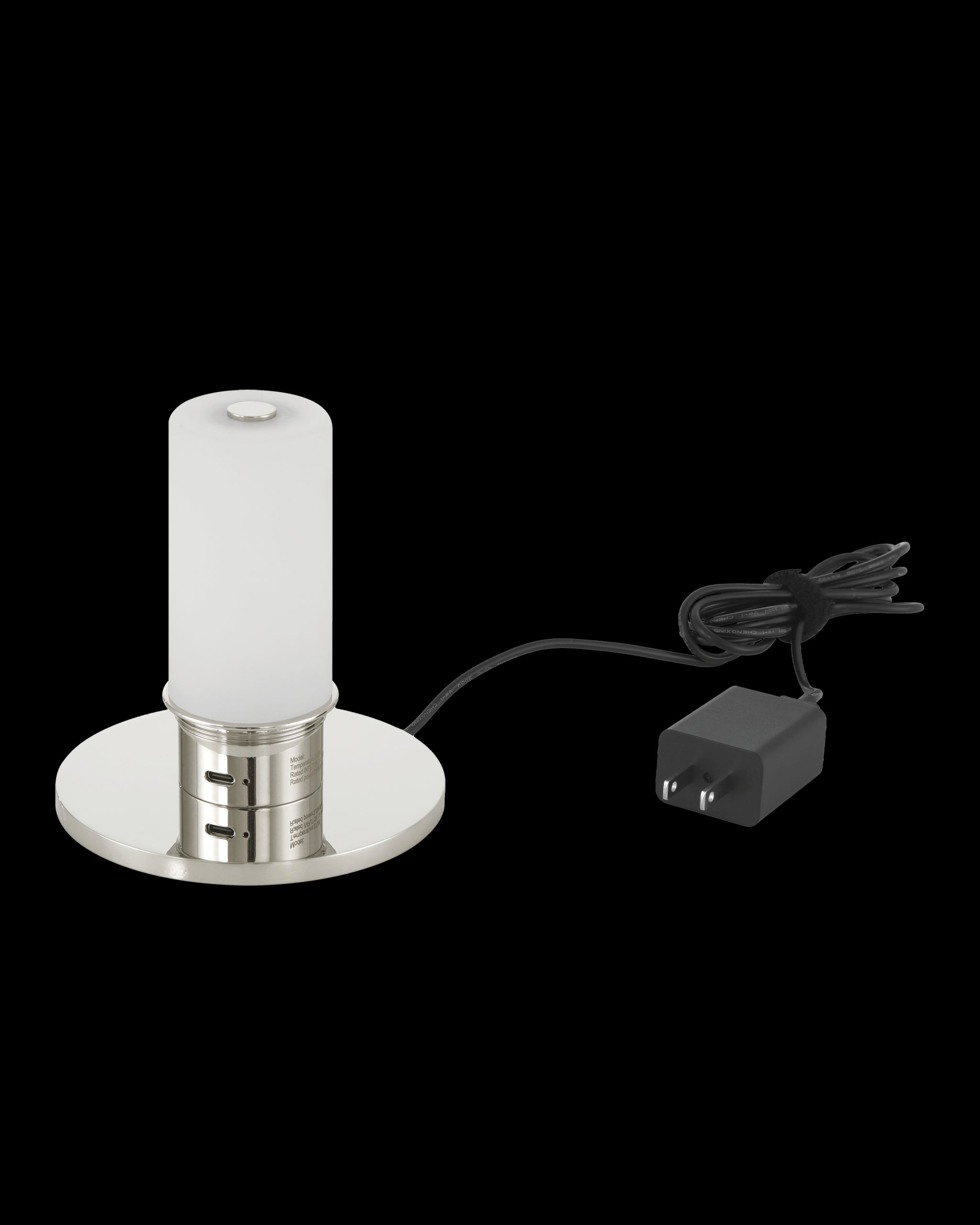 Currey & Company Gadabout Nickel Cordless Table Lamp