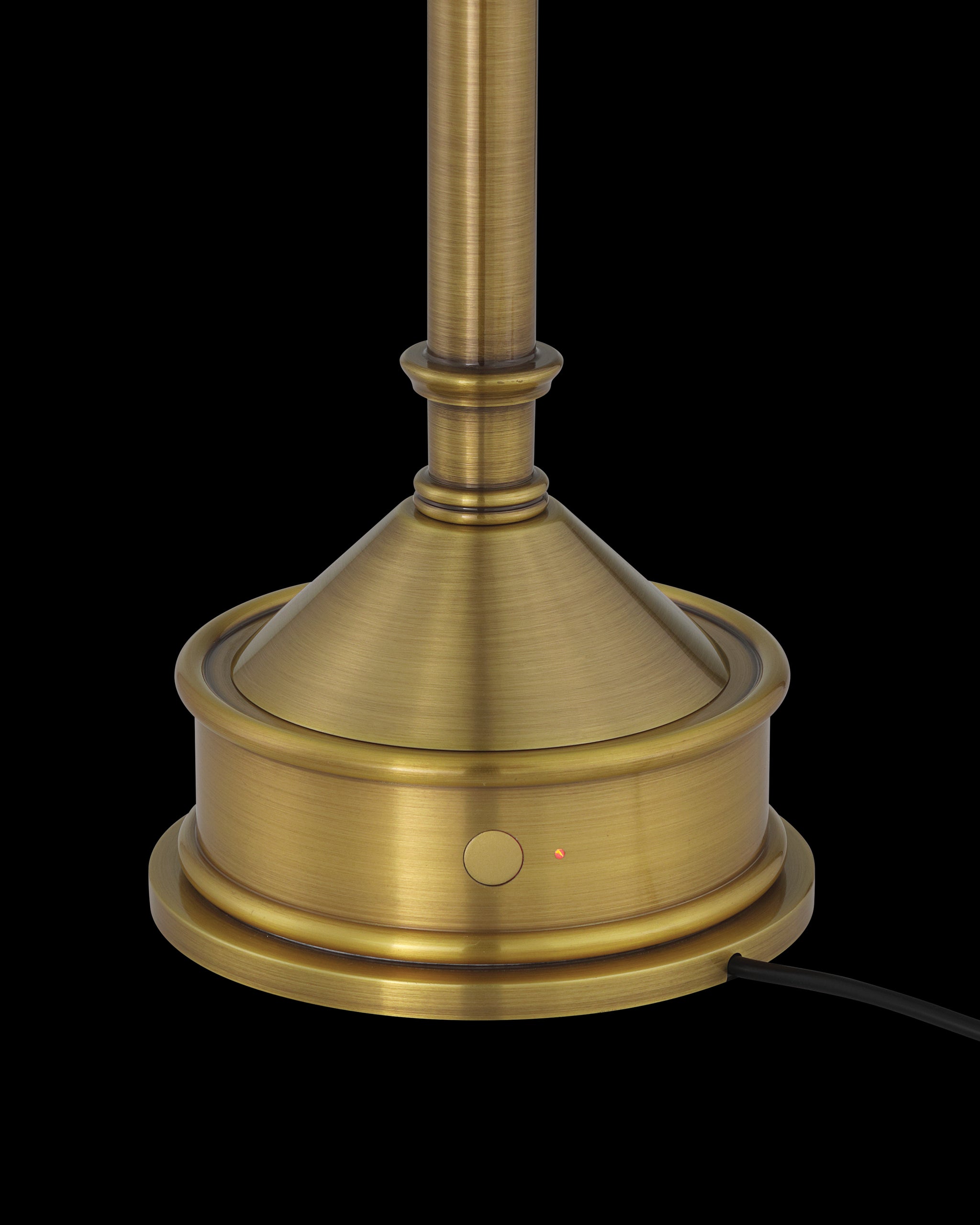 Currey & Company Traipse Brass Cordless Table Lamp