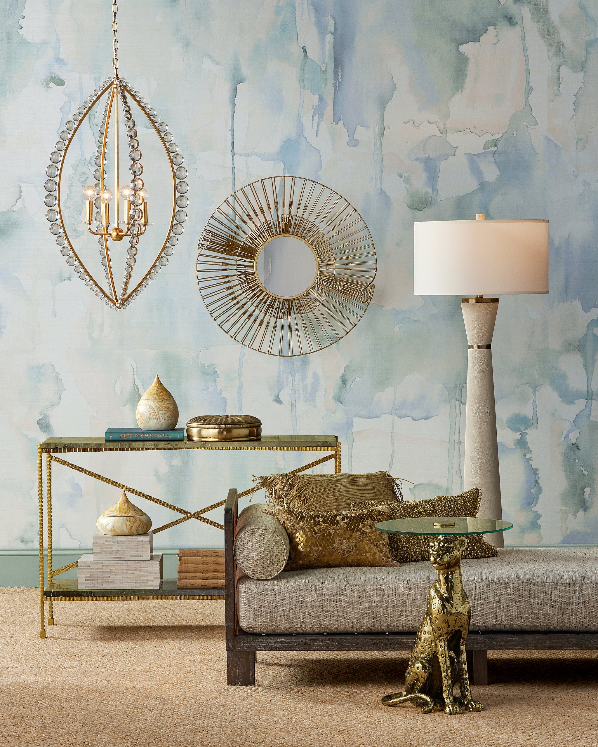 Currey & Company Bacall Accent Table