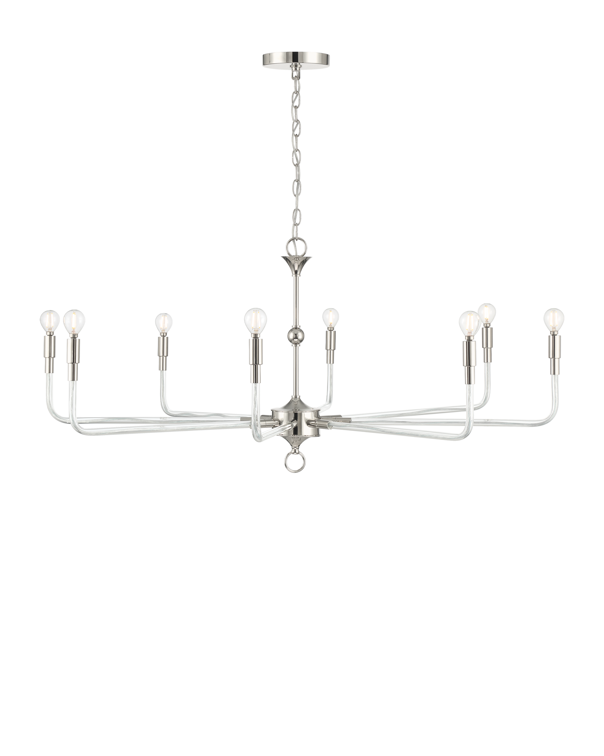 Currey & Company Nantucket Nickel Chandelier