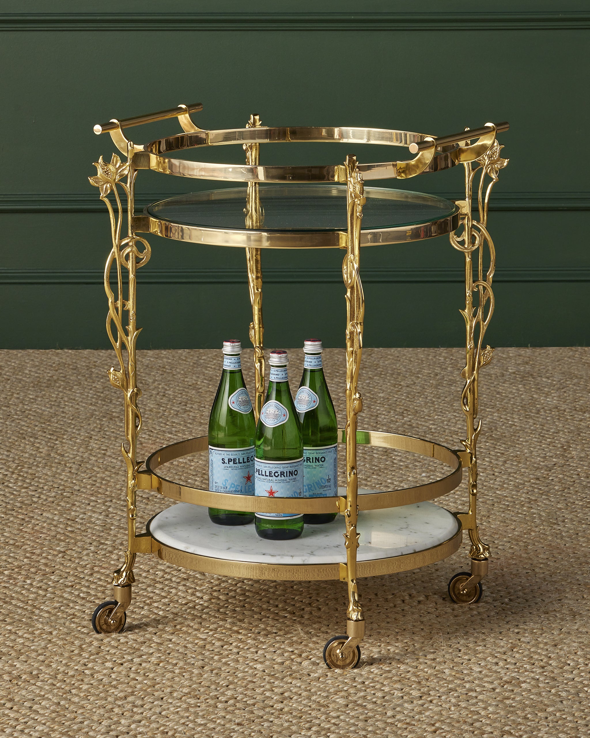 Currey & Company Fiore Bar Cart