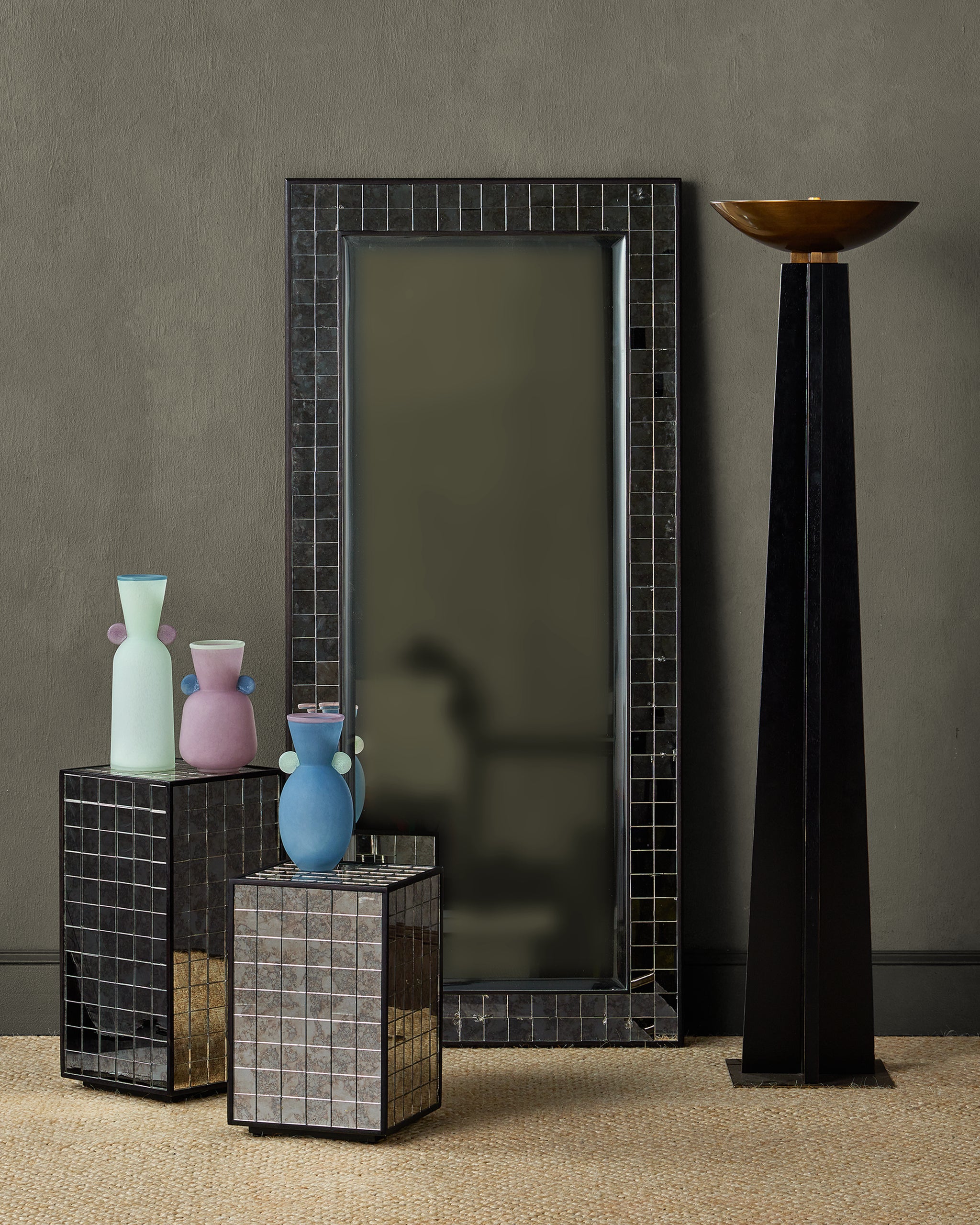 Currey & Company Calyx Torchiere Floor Lamp