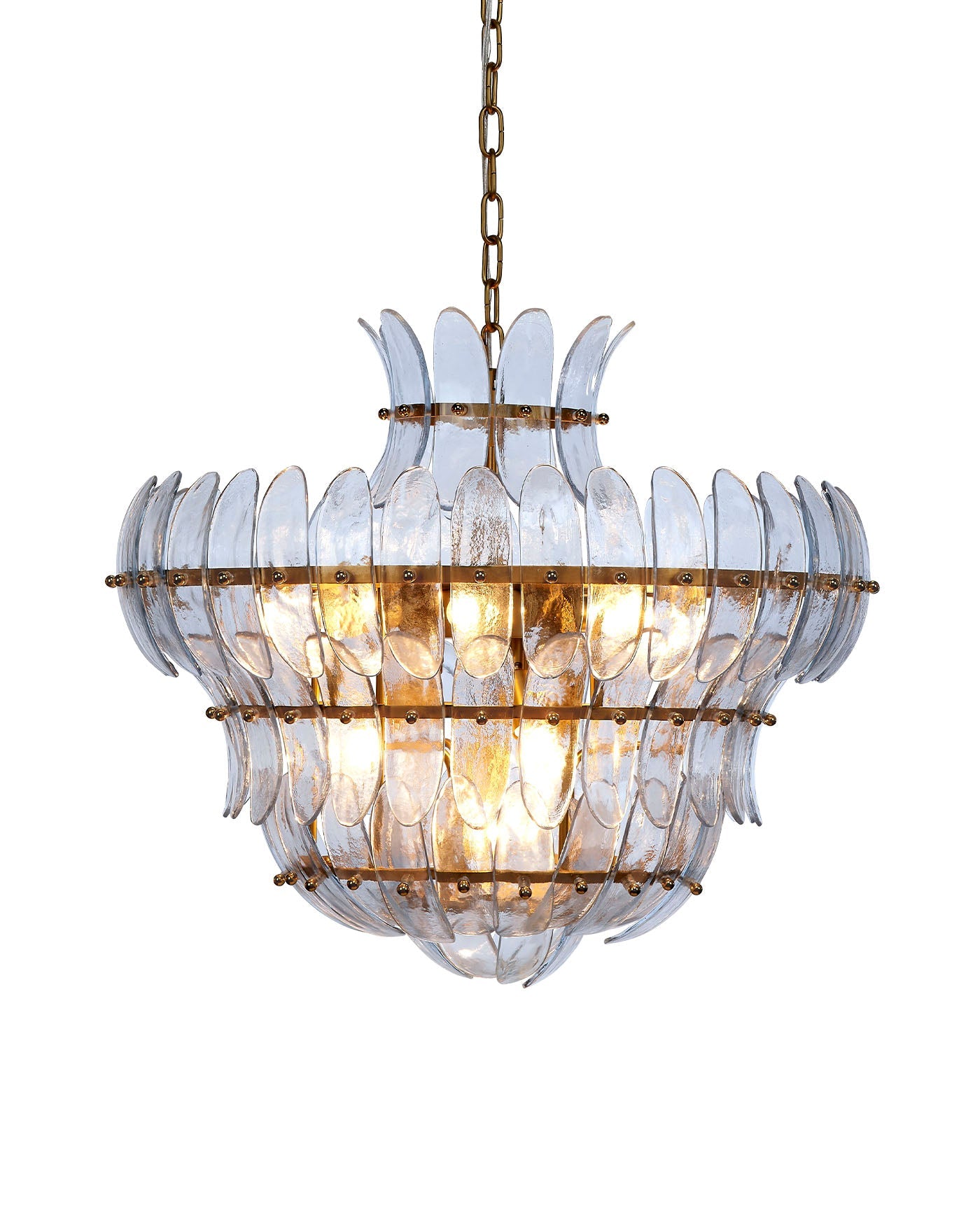 Jamie Young Arcade 10 Light Blown Glass Chandelier