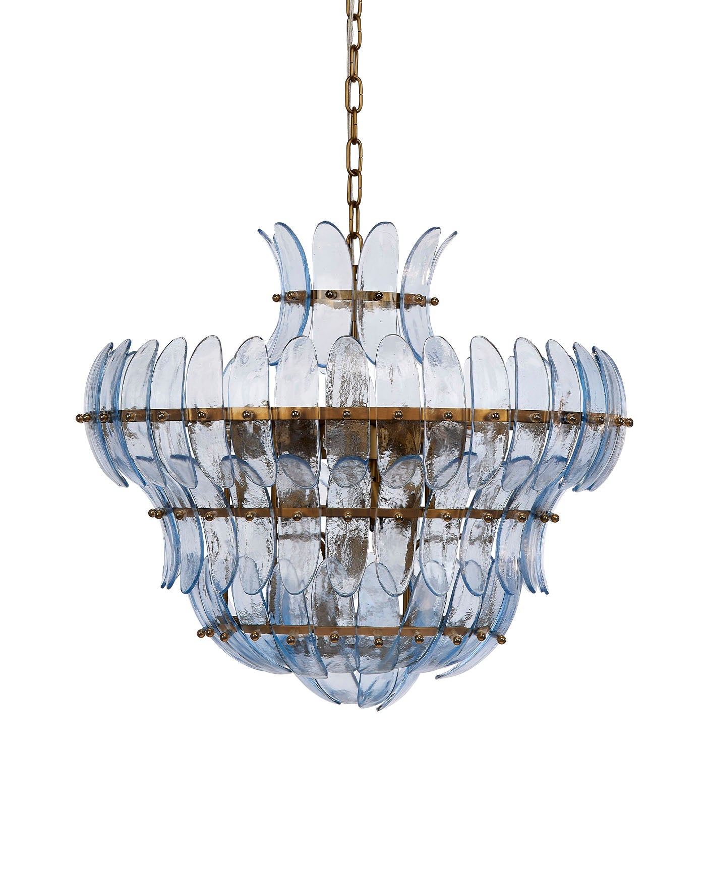 Jamie Young Arcade 10 Light Blown Glass Chandelier