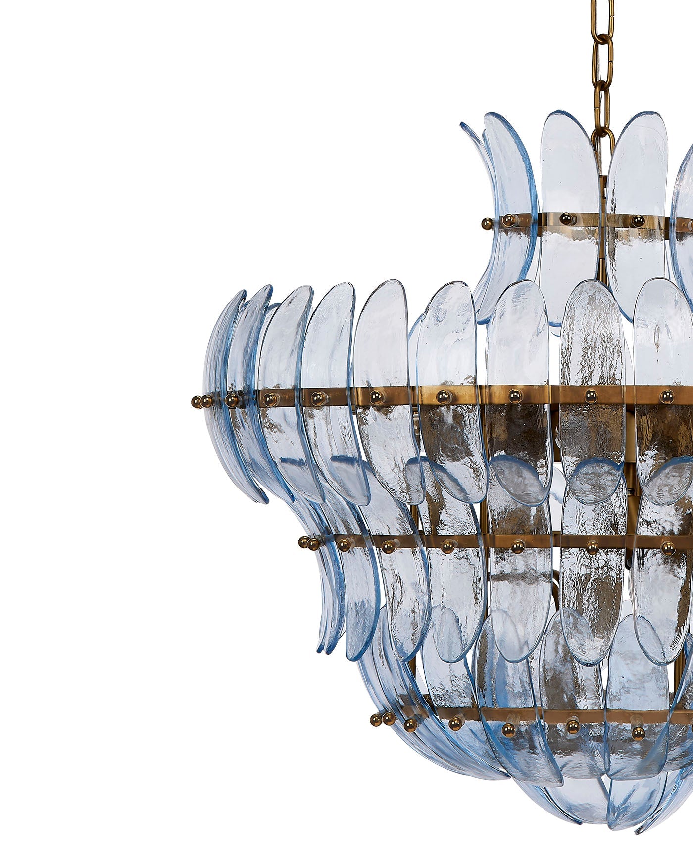 Jamie Young Arcade 10 Light Blown Glass Chandelier