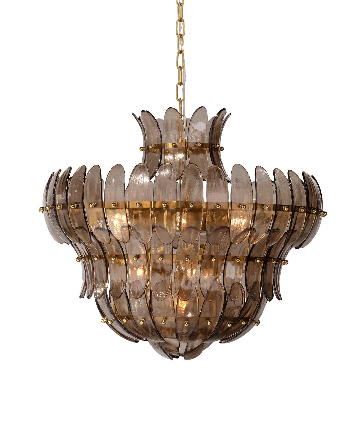 Jamie Young Arcade 10 Light Blown Glass Chandelier