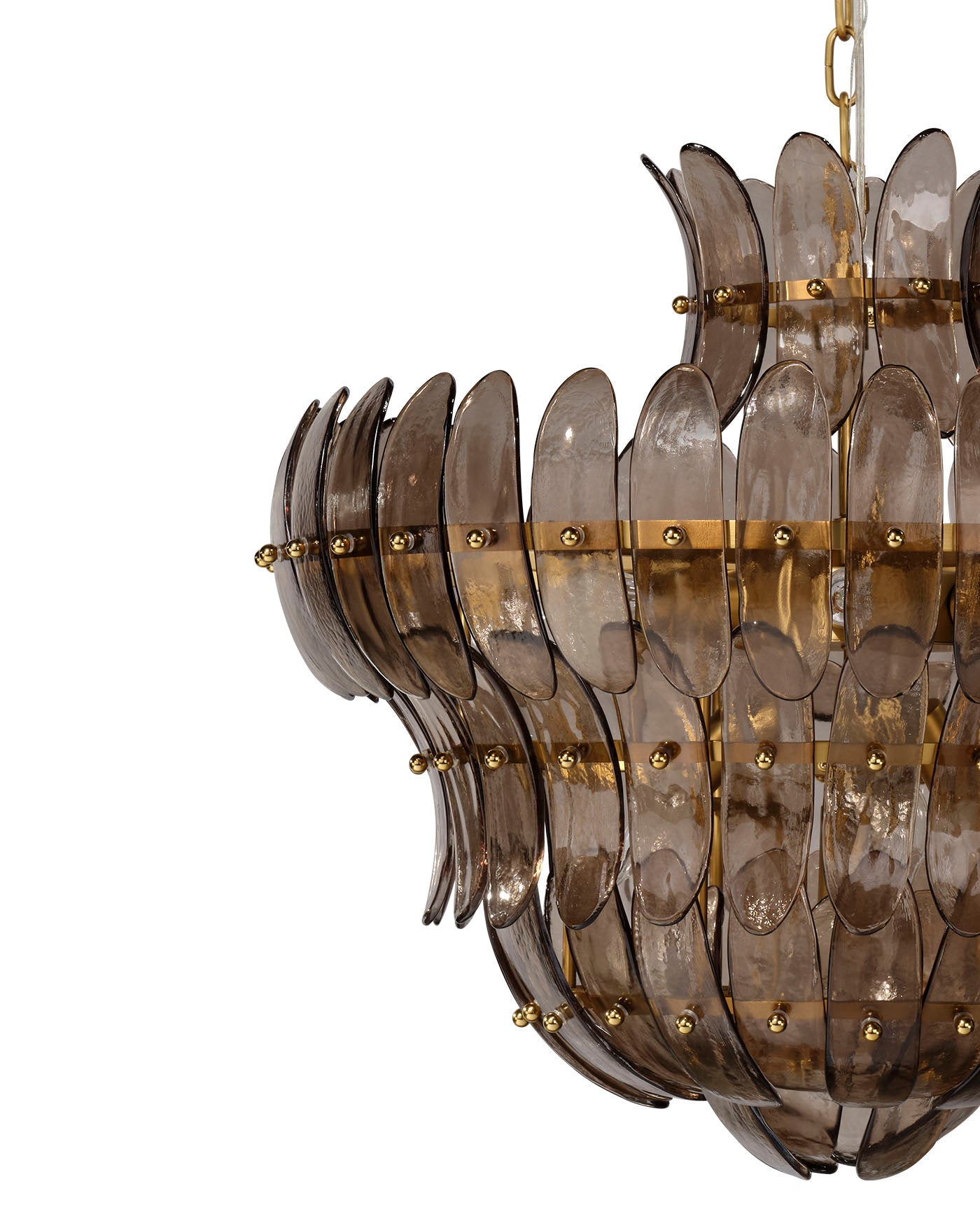 Jamie Young Arcade 10 Light Blown Glass Chandelier