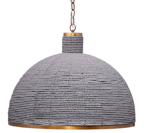 Jamie Young Big Sur 1 Light Beaded Chandelier, Slate Blue