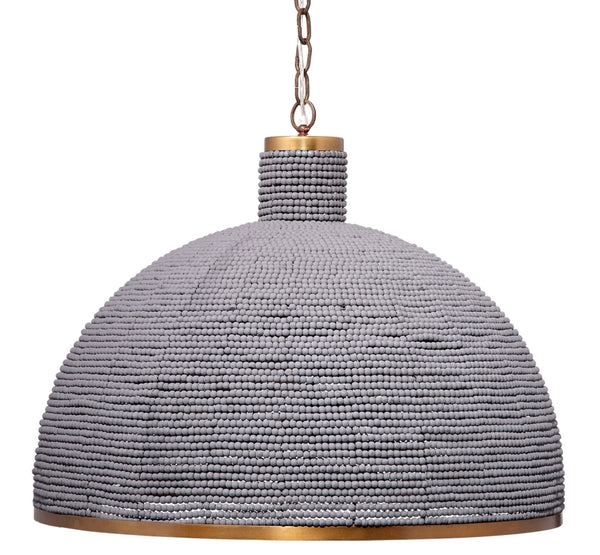 Jamie Young Big Sur 1 Light Beaded Chandelier, Slate Blue