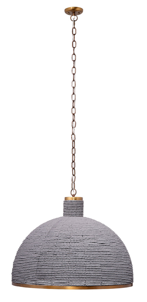 Jamie Young Big Sur 1 Light Beaded Chandelier, Slate Blue