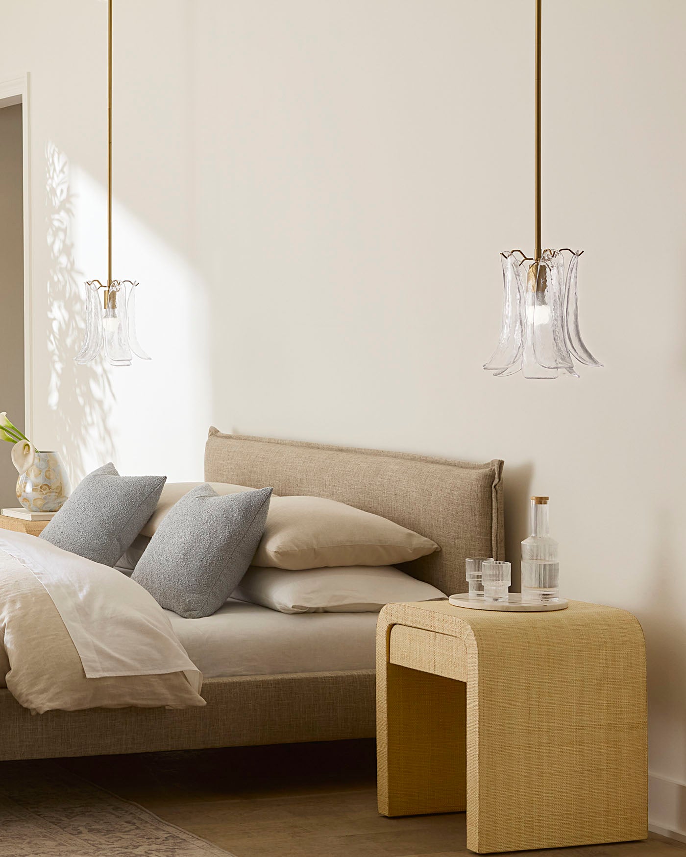 Jamie Young Cala 1 Light Blown Glass Pendant