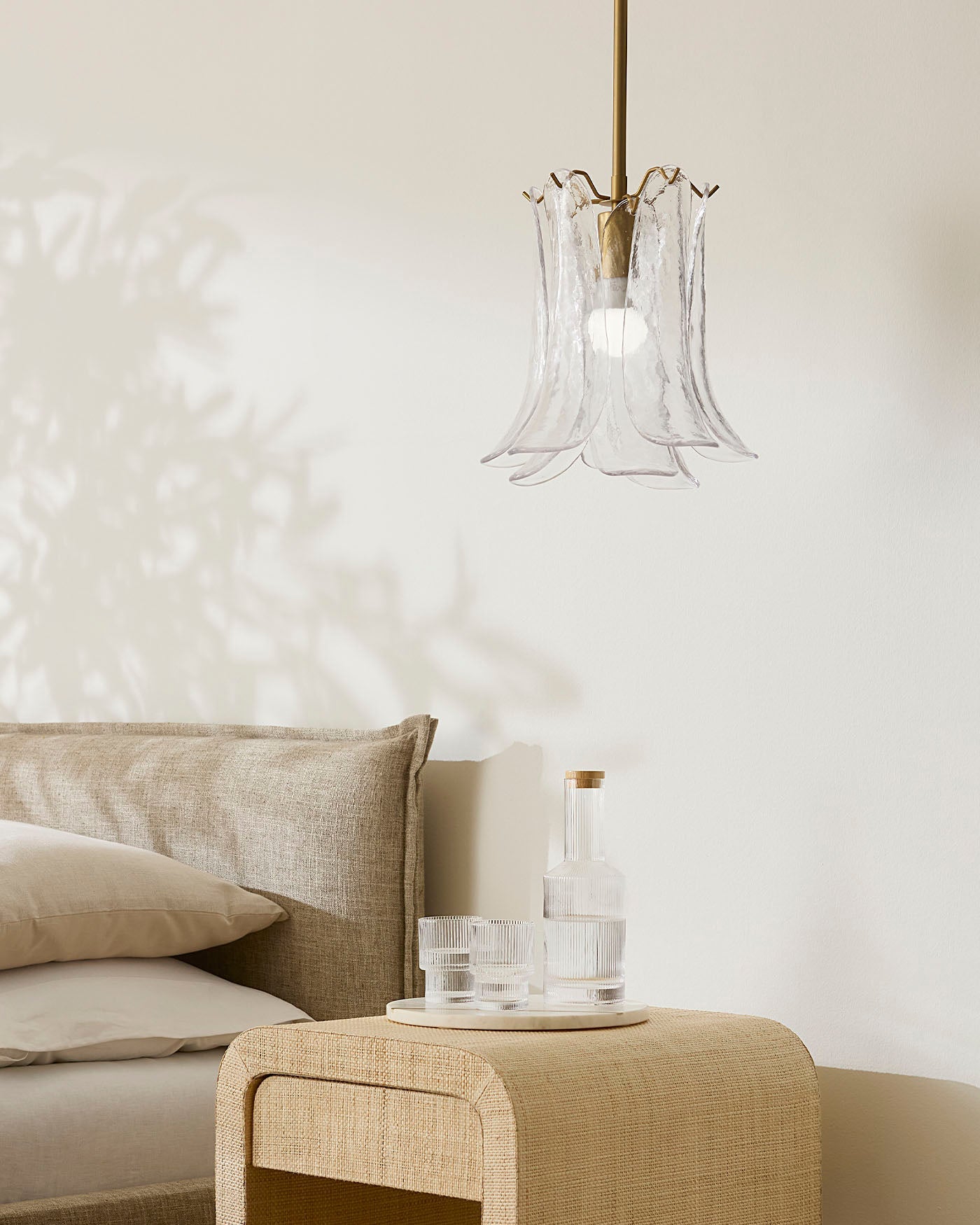 Jamie Young Cala 1 Light Blown Glass Pendant