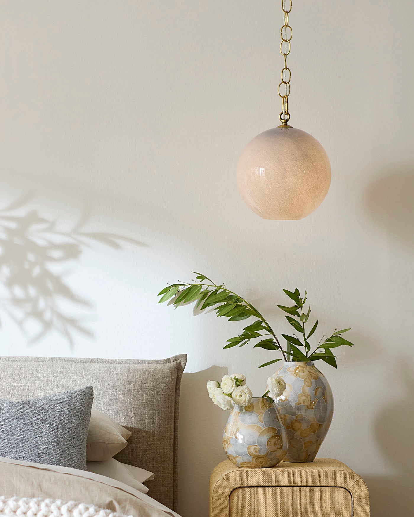 Jamie Young Camber 1 Light Glass Pendant