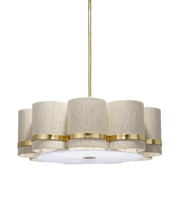 Jamie Young Carousel 4 Light Chandelier, Off White