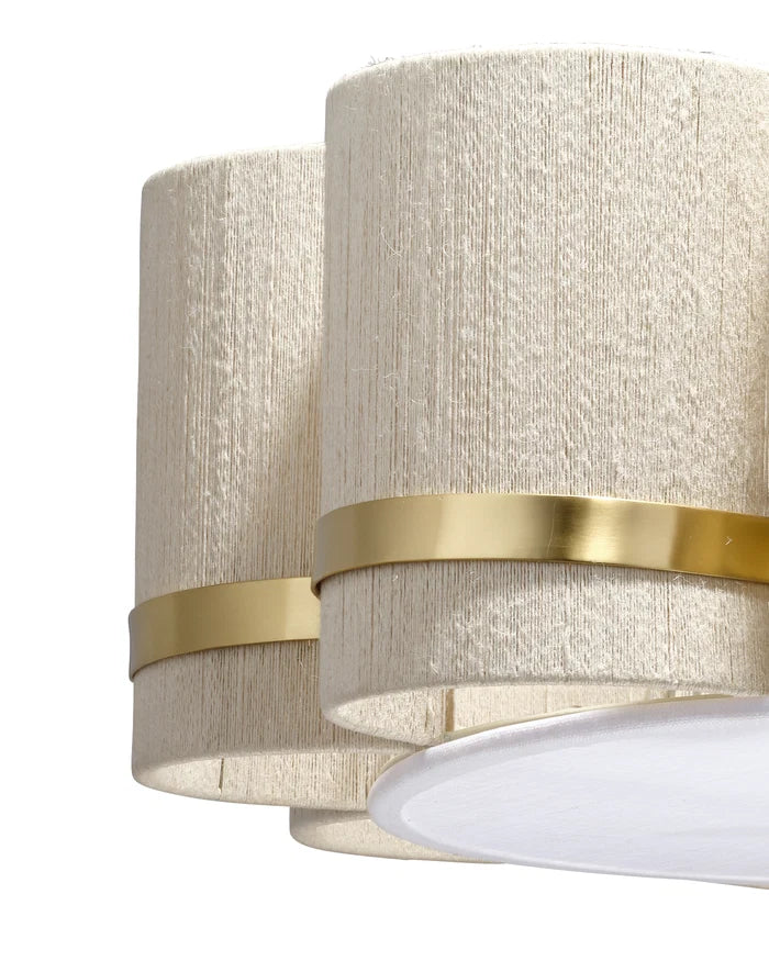 Jamie Young Carousel 4 Light Chandelier, Off White