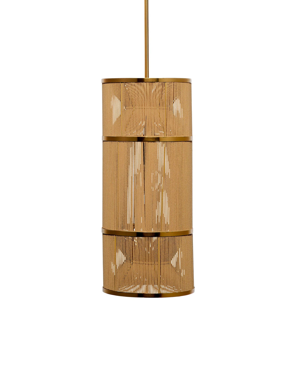 Jamie Young Congruent 1 Light Iron And Cotton Pendant