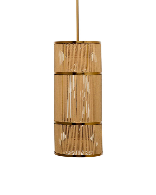 Jamie Young Congruent 1 Light Iron And Cotton Pendant