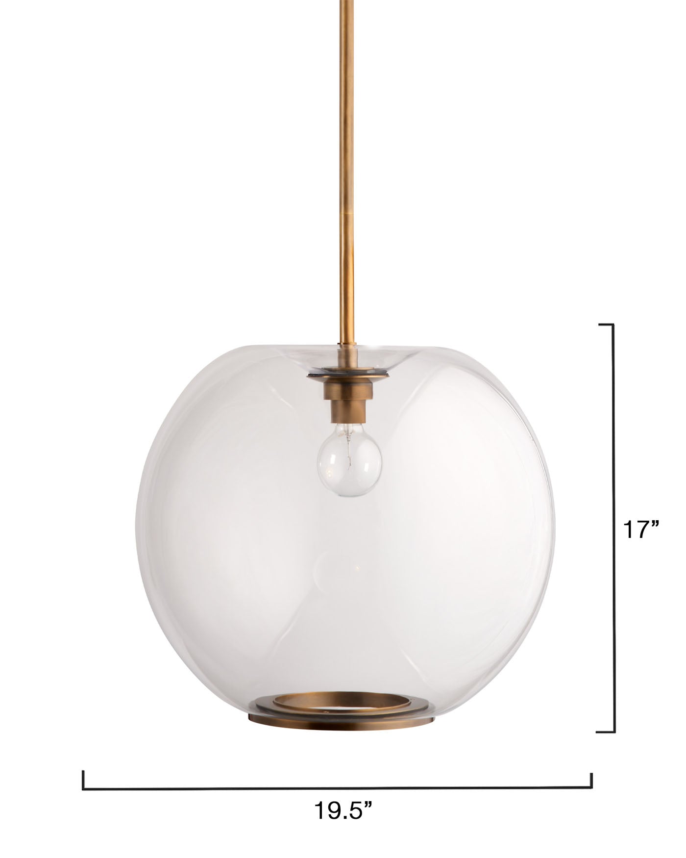 Jamie Young Helium 1 Light Blown Glass Pendant