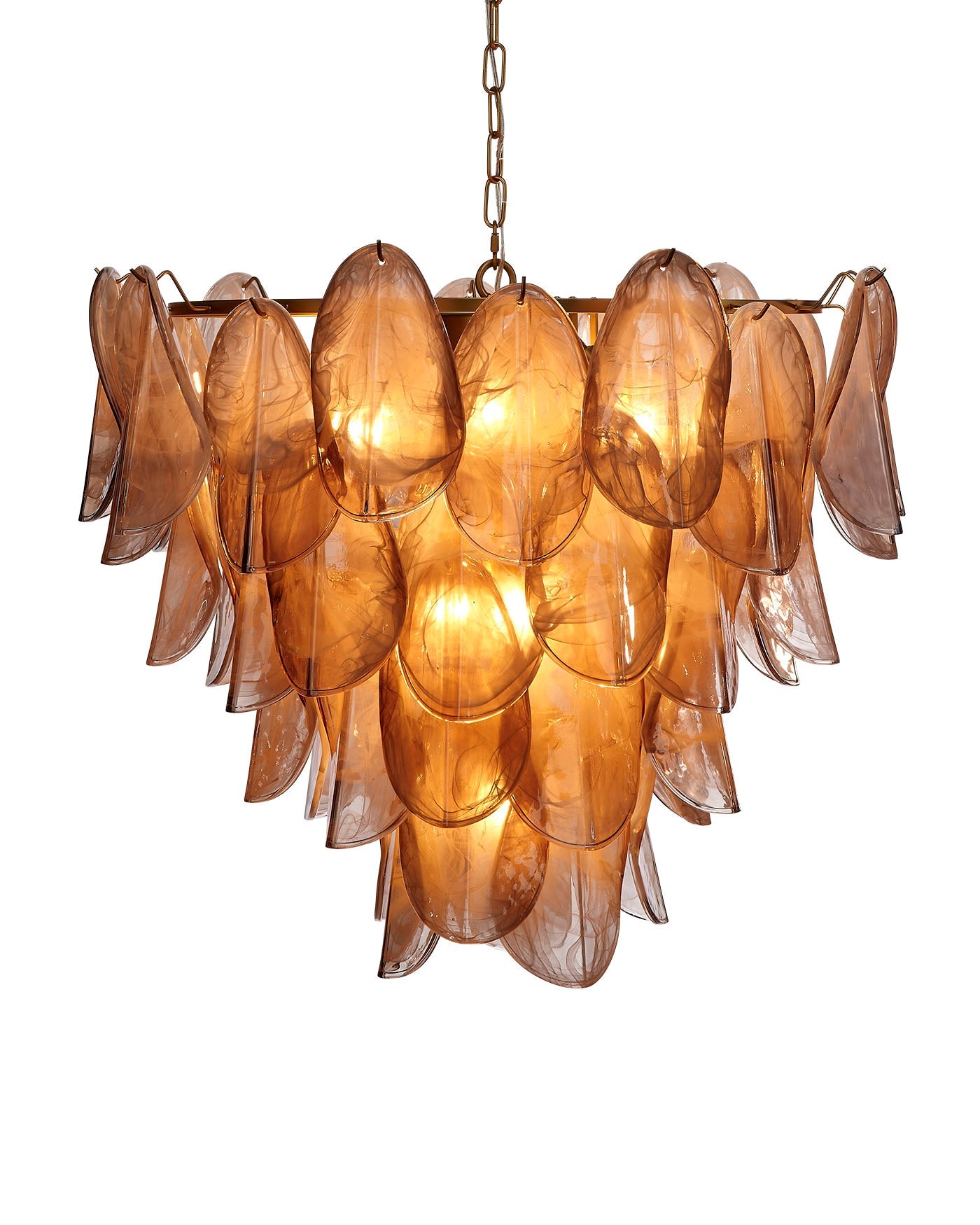 Jamie Young Magnolia 10 Light Quartz Glass Chandelier