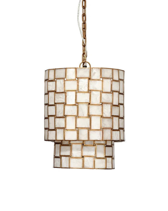 Jamie Young Premiere Faux Alabaster 7 Light Chandelier