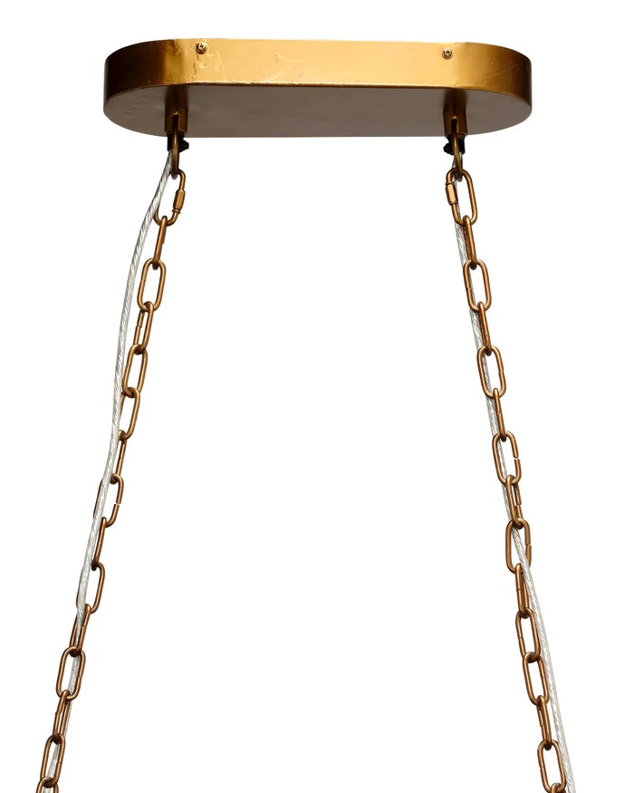 Jamie Young Premiere Faux Alabaster 7 Light Chandelier