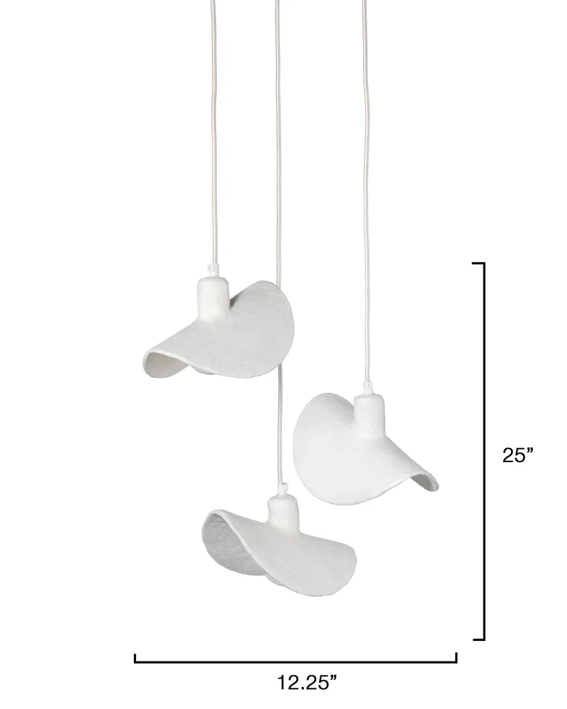 Jamie Young Slope 3 Light Chandelier
