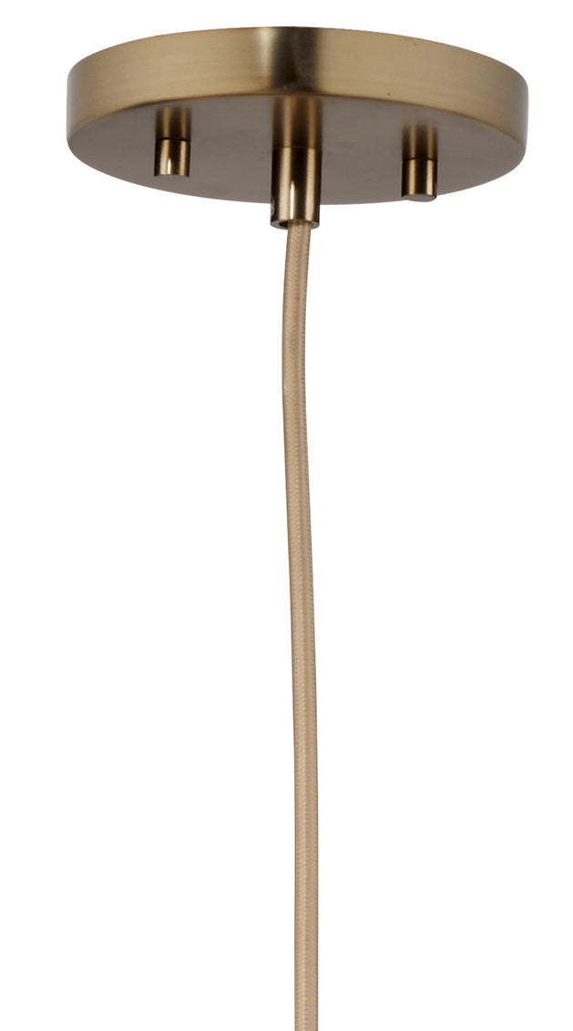 Jamie Young Spun Pendant, Natural Bamboo