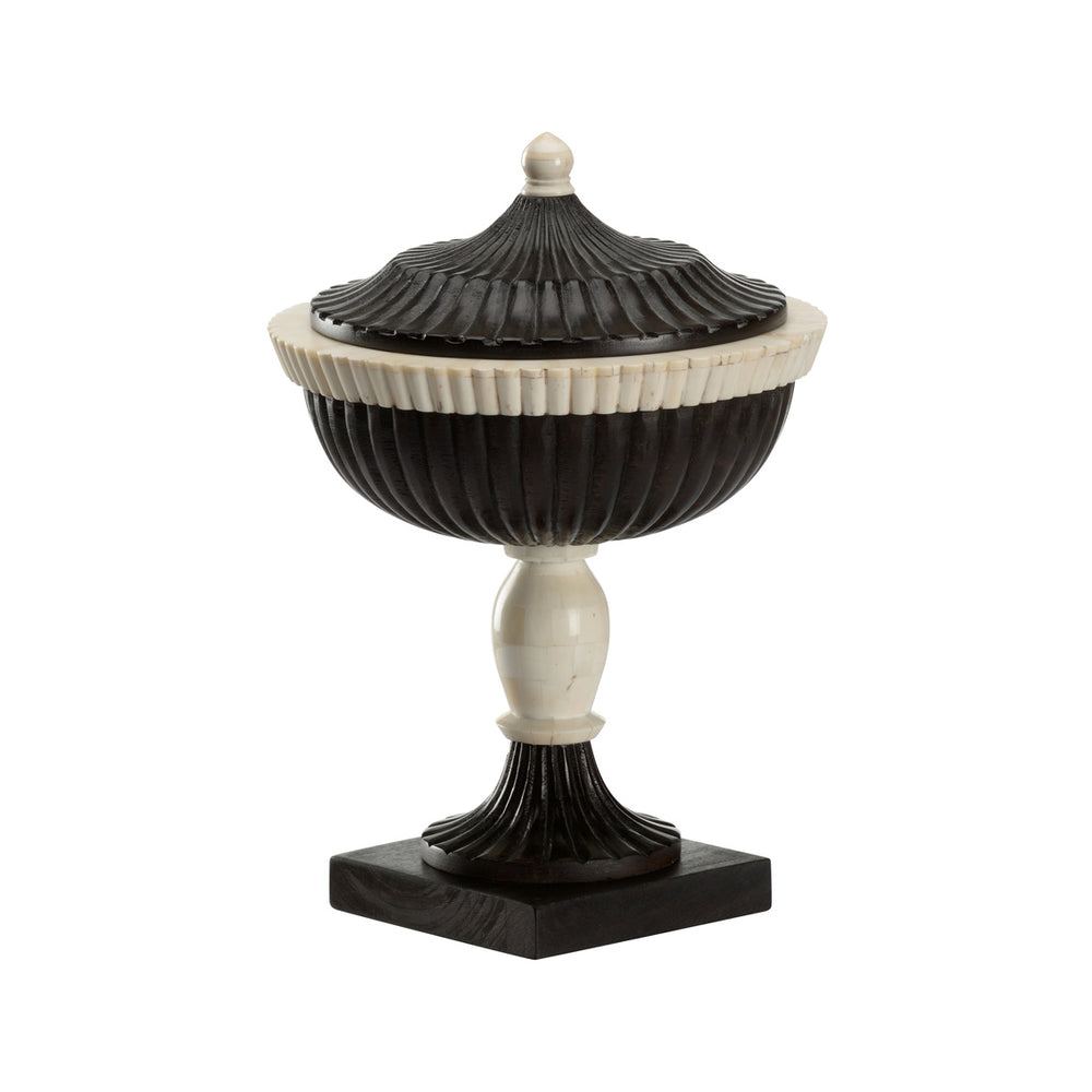 Chelsea House Cyrus Bone And Wood Pedestal