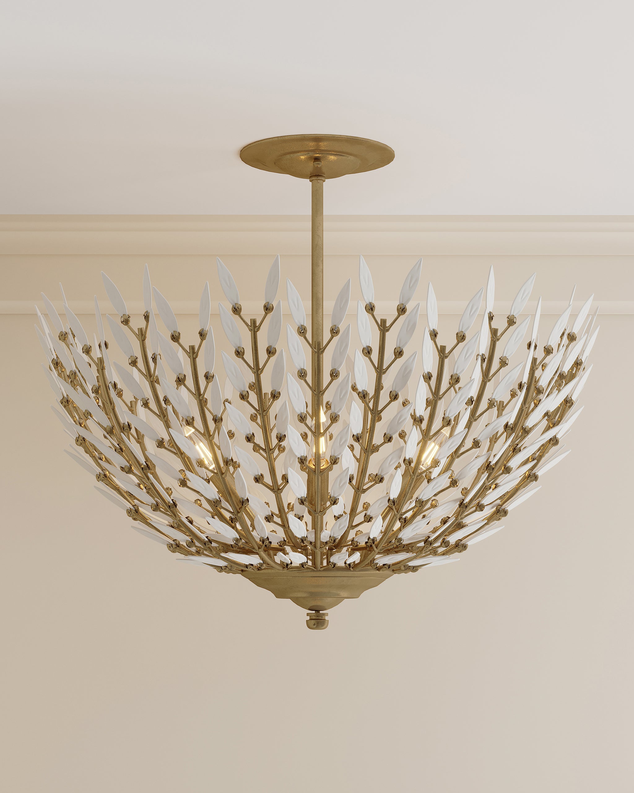 Currey & Company Magnum Opus Semi Flush Mount