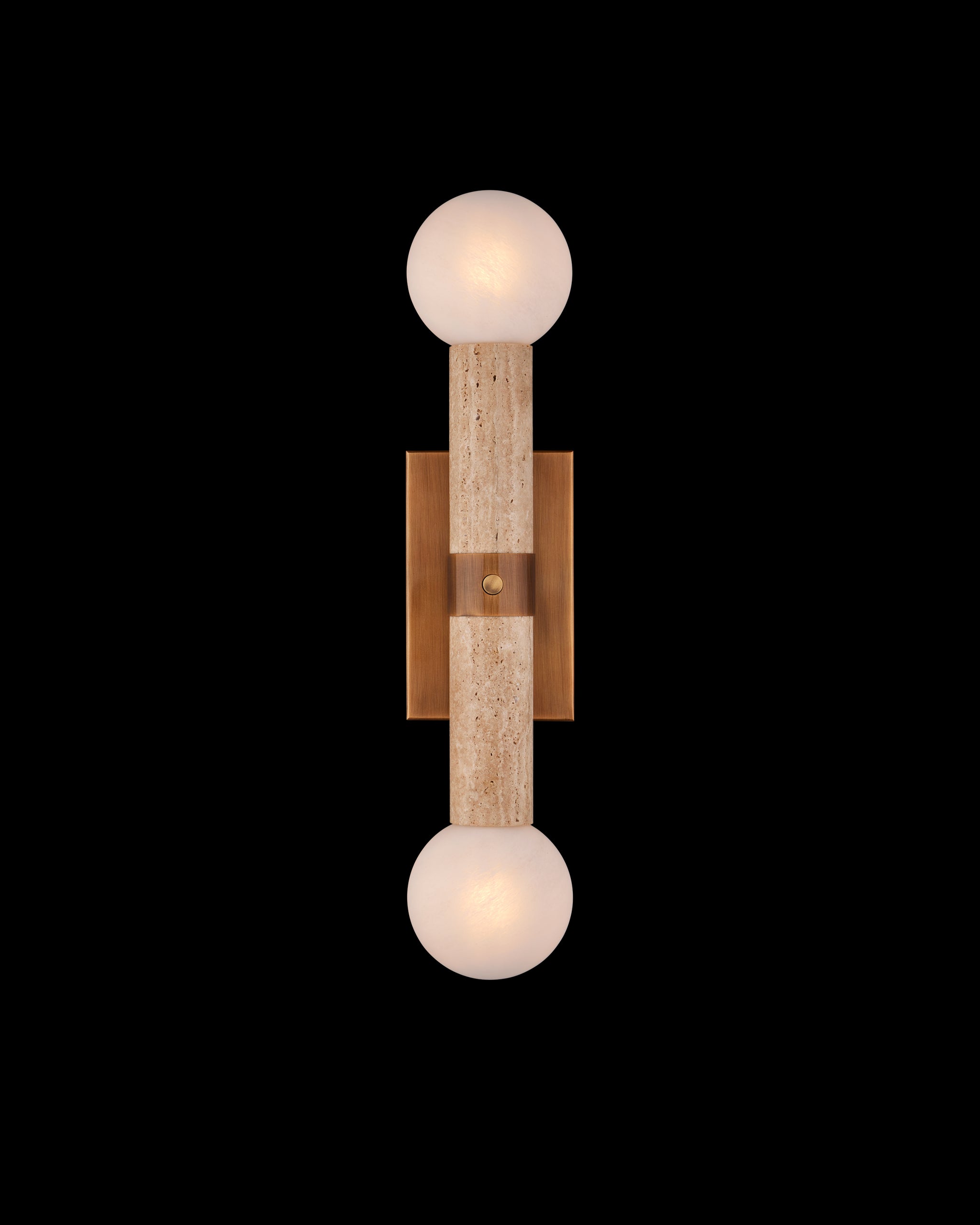 Currey & Company Beatrix Beige Bath Wall Sconce