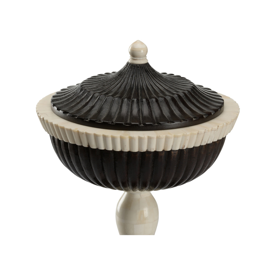 Chelsea House Cyrus Bone And Wood Pedestal