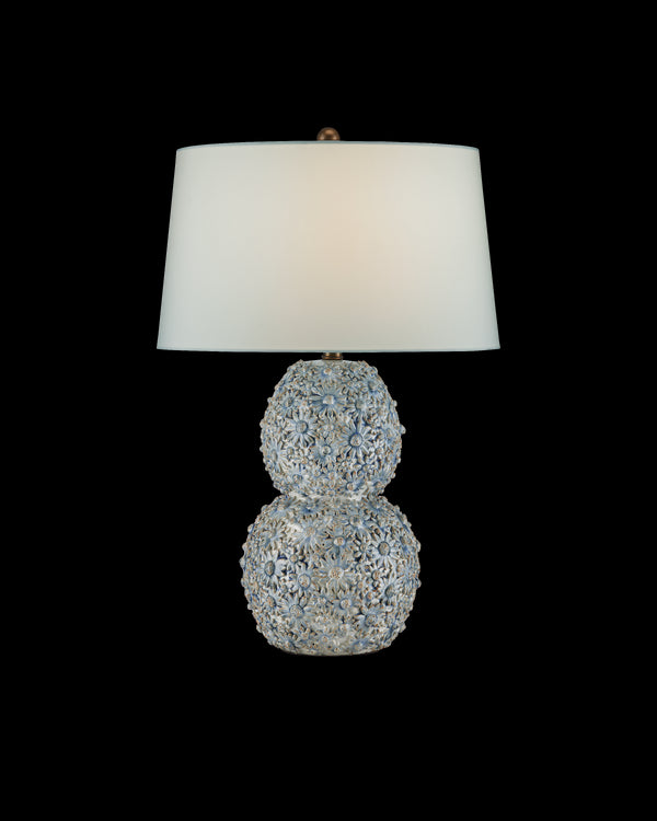 Currey & Company Jessamine Blue Table Lamp