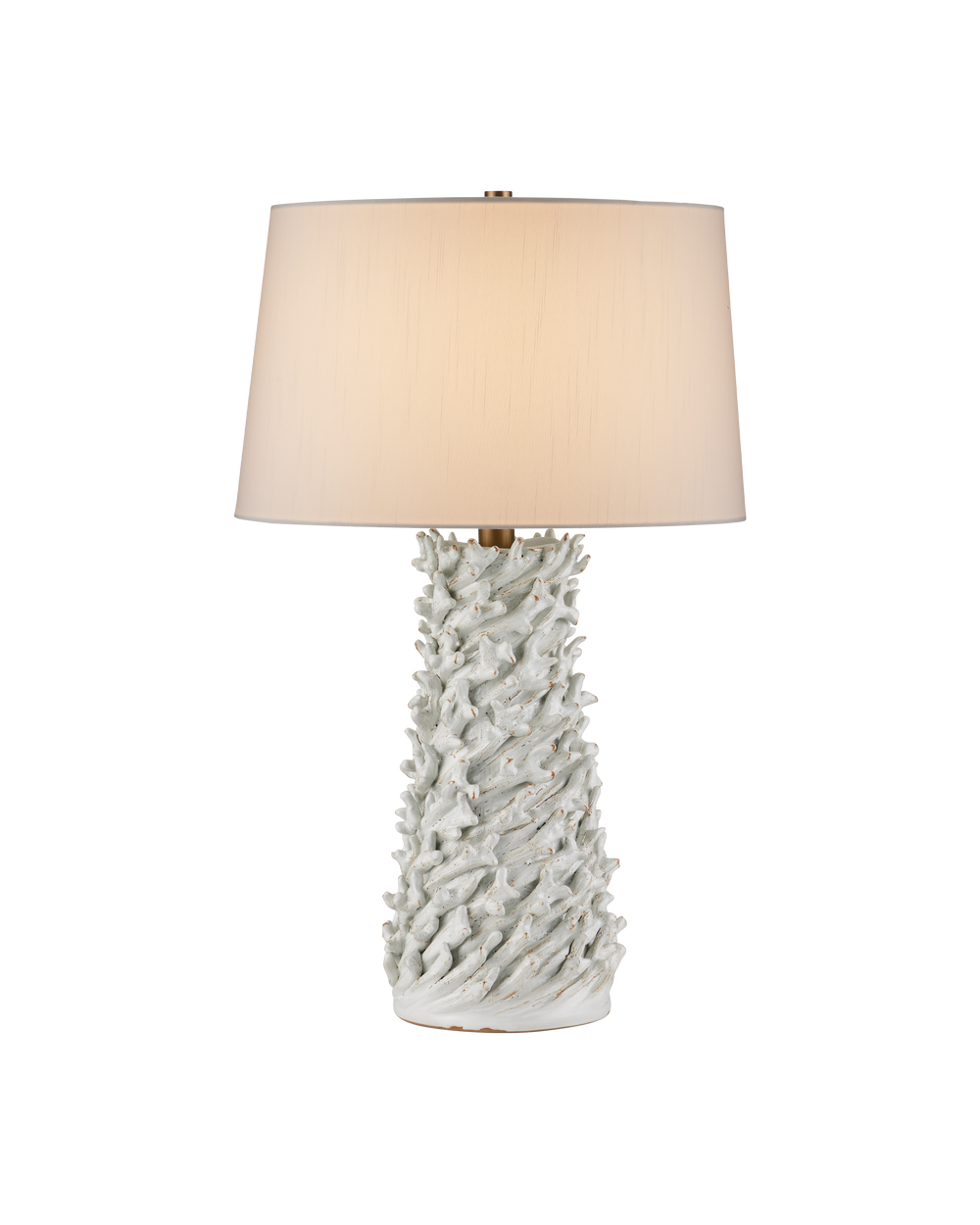 Currey & Company Seadrift White Table Lamp