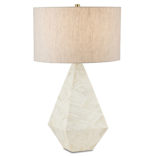 Currey And Company Elysium White Table Lamp
