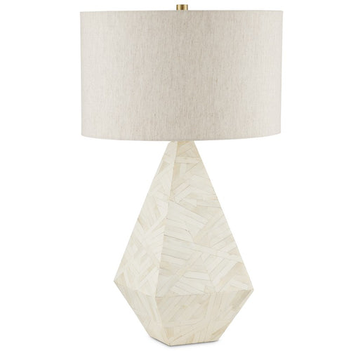 Currey And Company Elysium White Table Lamp