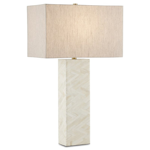 Currey And Company Elegy White Table Lamp