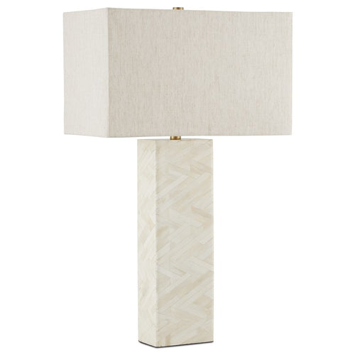 Currey And Company Elegy White Table Lamp