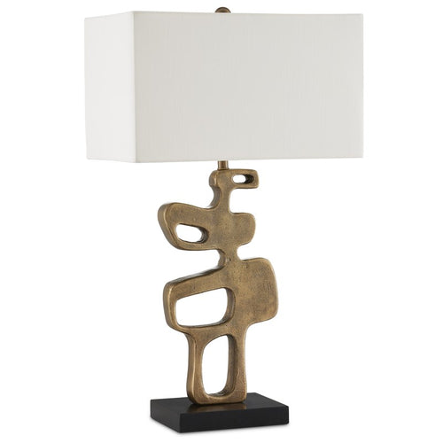 Currey And Company Mithra Brass Table Lamp