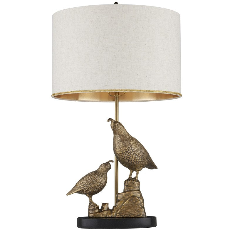 Currey And Company Codorniz Brass Table Lamp