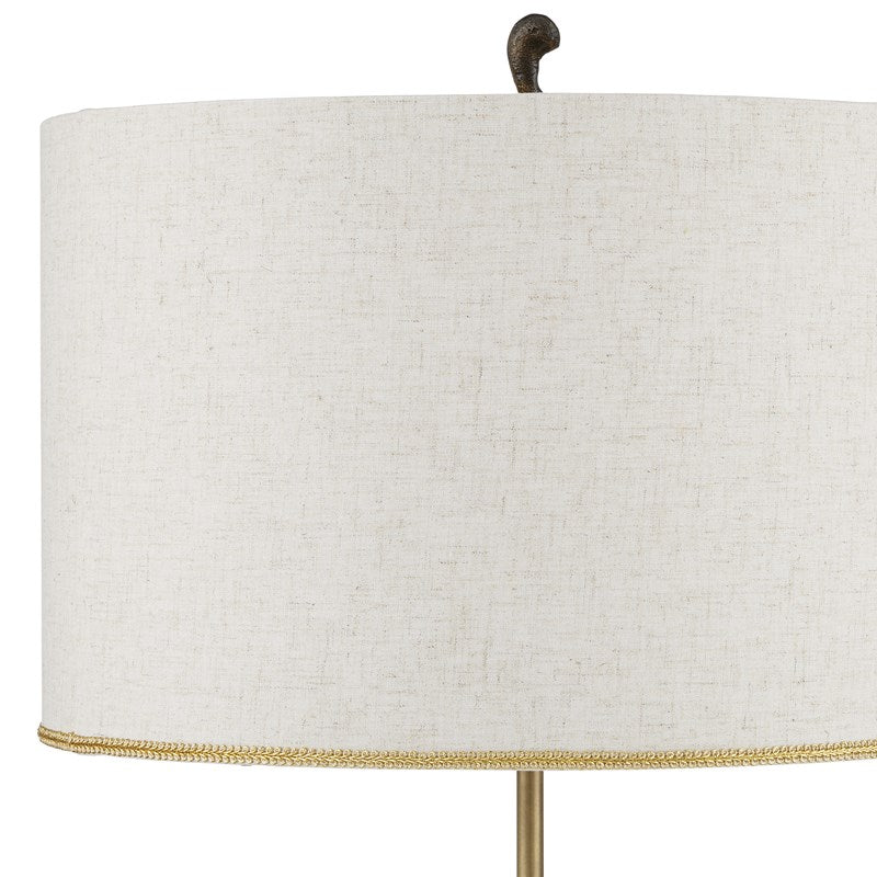 Currey And Company Codorniz Brass Table Lamp