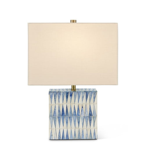 Currey And Company Nadene Blue & White Table Lamp