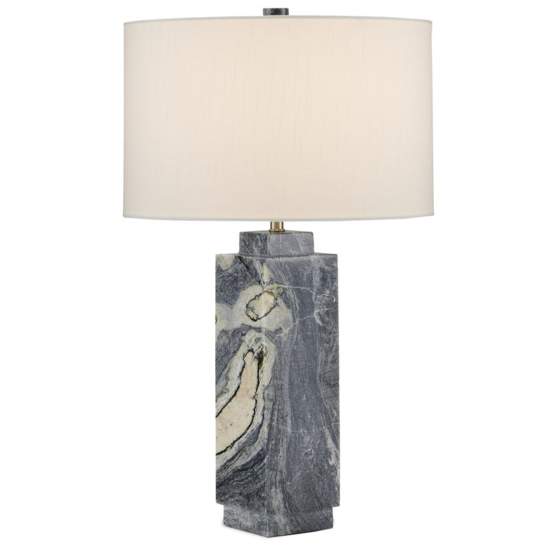 Currey And Company Ashlar Marble Table Lamp