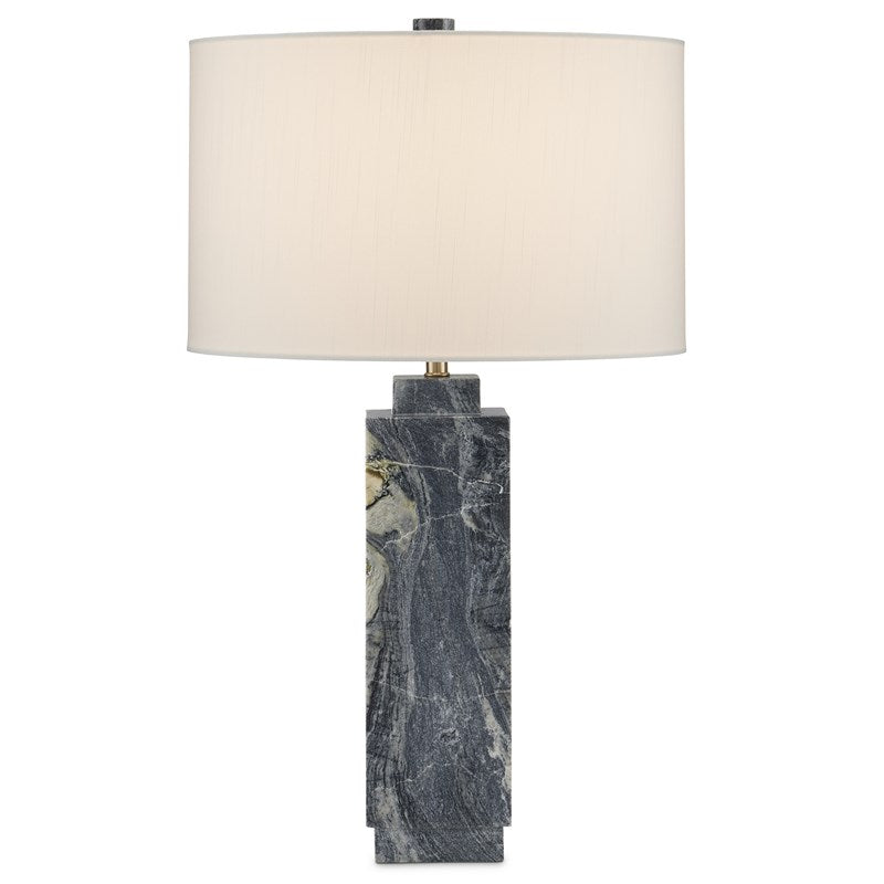 Currey And Company Ashlar Marble Table Lamp