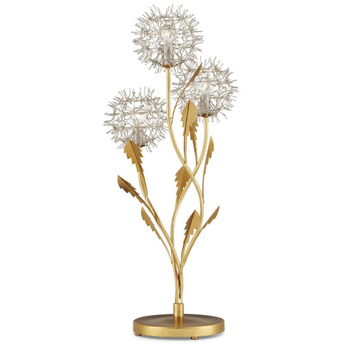 Currey And Company Dandelion Silver & Gold Table Lamp