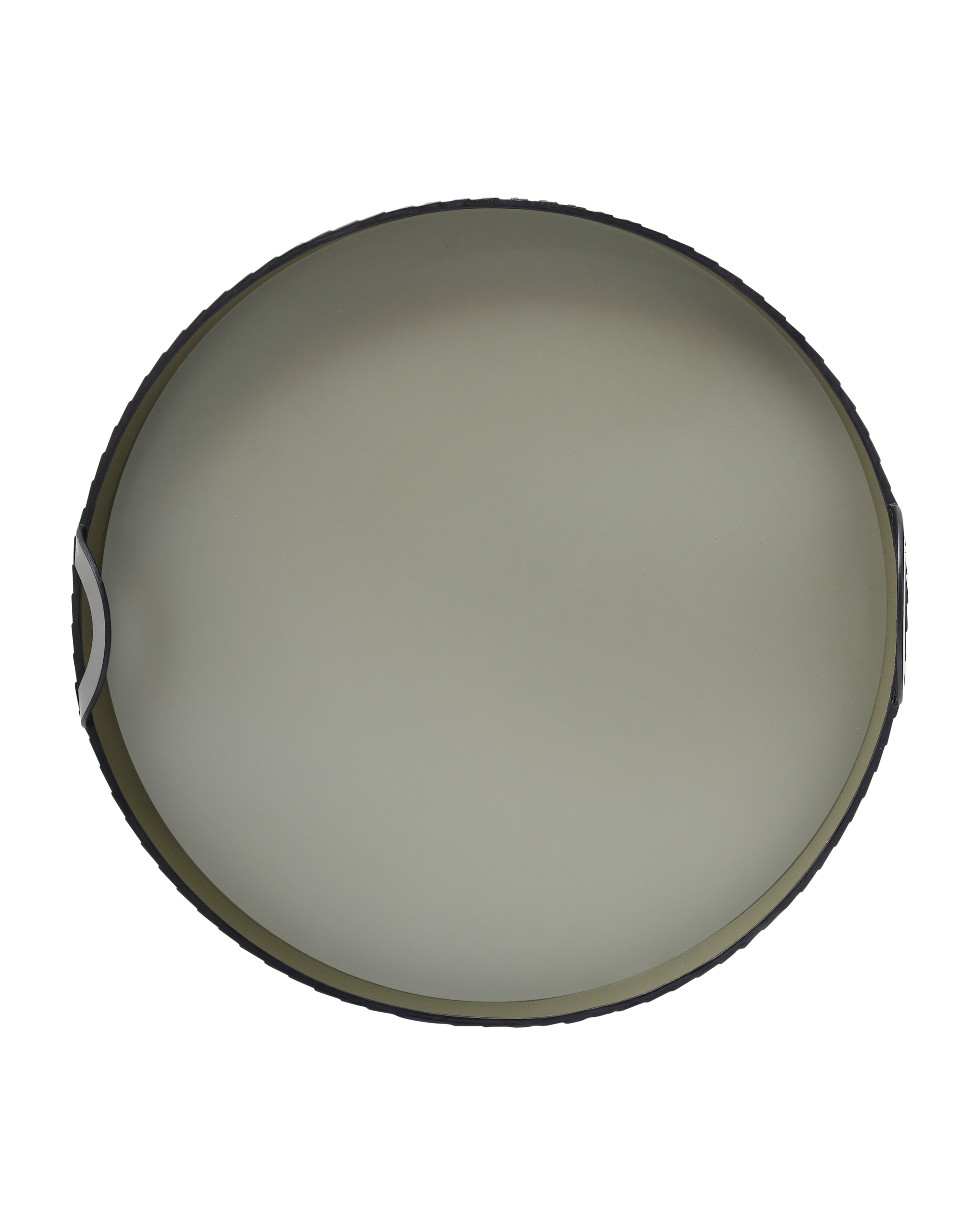 Currey & Company Cuoio Round Tray