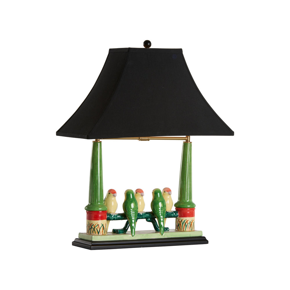 Wildwood Budgies Lamp