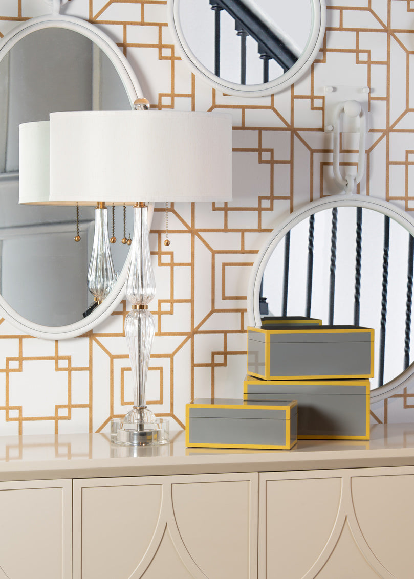 Wildwood Naomi Crystal Lamp, 32.5"H