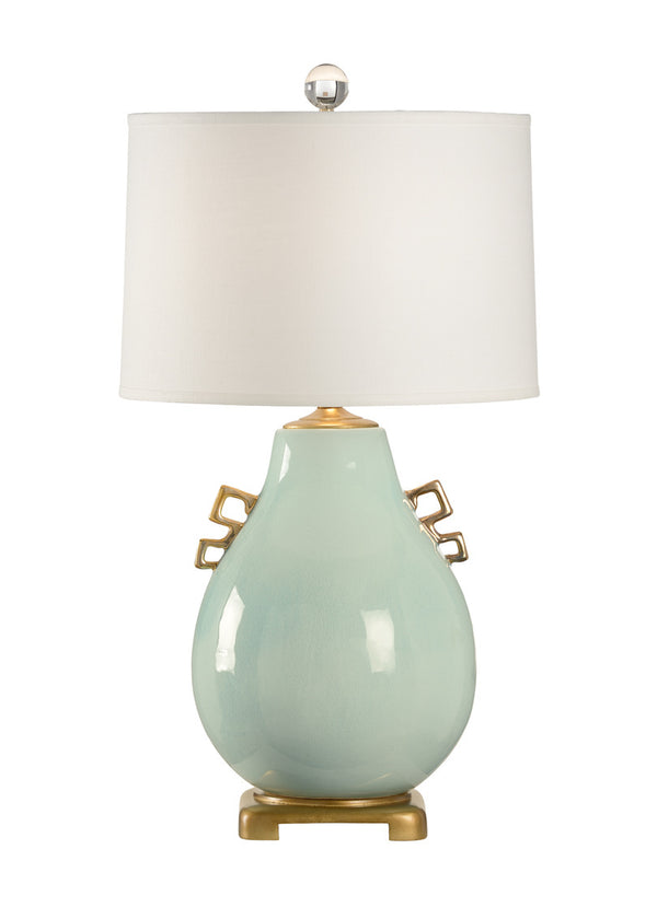 Wildwood  Ming Lamp in Robin's Egg Blue/Green