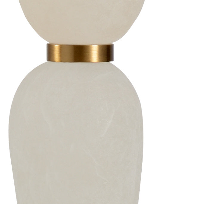 Wildwood Adele  White Alabaster Lamp